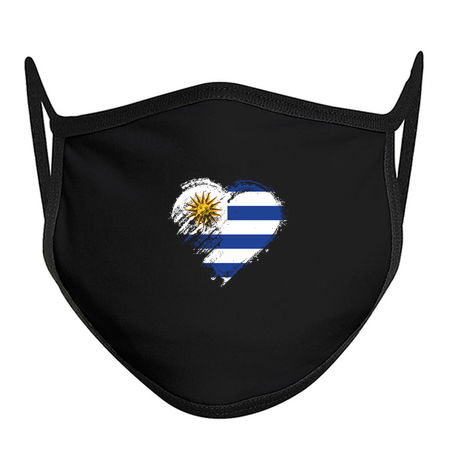 Grungy I Love Uruguay Heart Flag tiny thumbnail