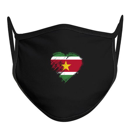 Grungy I Love Suriname Heart Flag tiny thumbnail