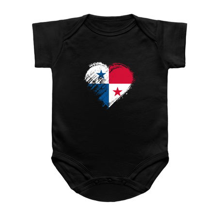 Grungy I Love Panama Heart Flag tiny thumbnail