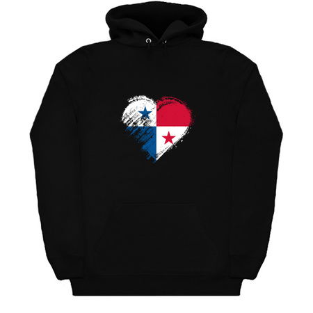 Grungy I Love Panama Heart Flag tiny thumbnail