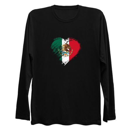 Grungy I Love Mexico Heart Flag tiny thumbnail