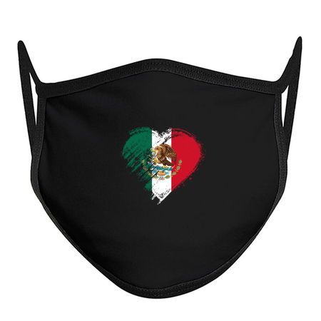 Grungy I Love Mexico Heart Flag tiny thumbnail