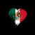 Grungy I Love Mexico Heart Flag tiny thumbnail