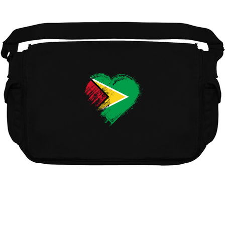 Grungy I Love Guyana Heart Flag tiny thumbnail