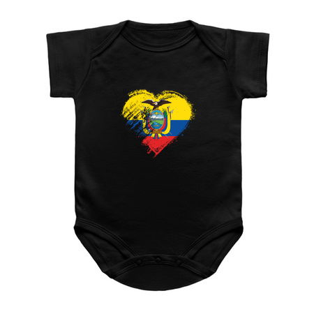 Grungy I Love Ecuador Heart Flag tiny thumbnail