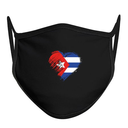 Grungy I Love Cuba Heart Flag tiny thumbnail