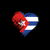 Grungy I Love Cuba Heart Flag tiny thumbnail