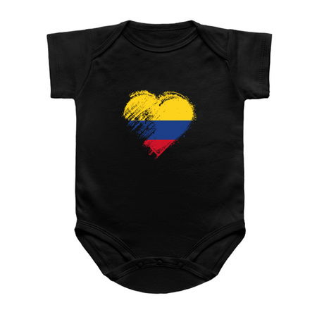 Grungy I Love Colombia Heart Flag tiny thumbnail