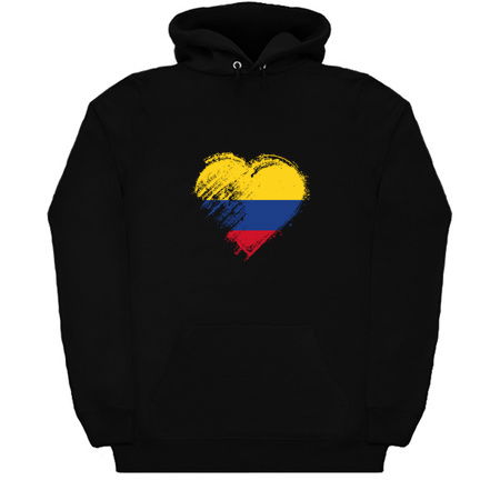 Grungy I Love Colombia Heart Flag tiny thumbnail