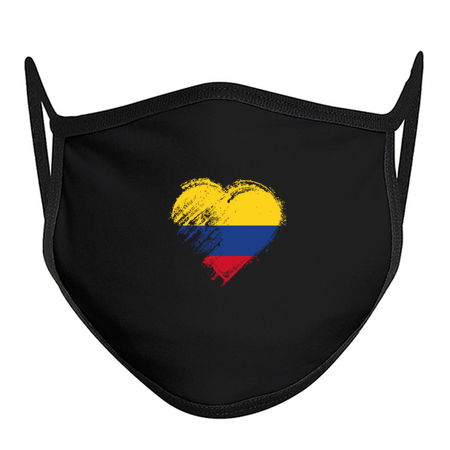 Grungy I Love Colombia Heart Flag tiny thumbnail