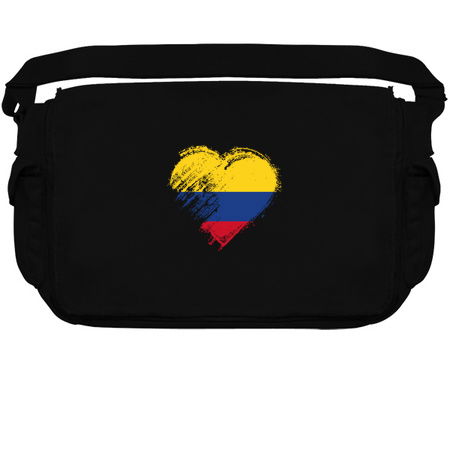 Grungy I Love Colombia Heart Flag tiny thumbnail