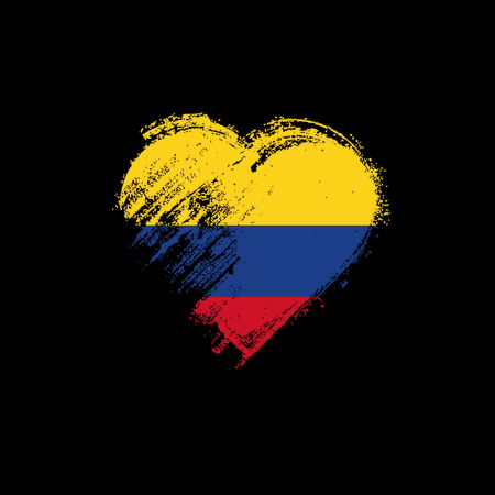Grungy I Love Colombia Heart Flag Neatoshop Grungy I Love Colombia Heart Flag Neatoshop