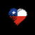 Grungy I Love Chile Heart Flag tiny thumbnail
