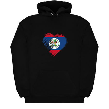 Grungy I Love Belize Heart Flag tiny thumbnail