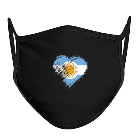 Grungy I Love Argentina Heart Flag tiny thumbnail