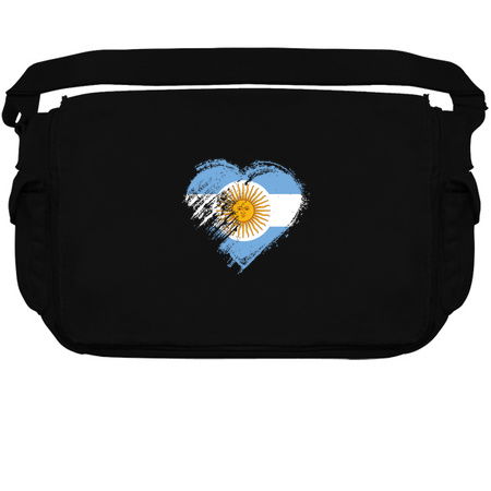 Grungy I Love Argentina Heart Flag tiny thumbnail