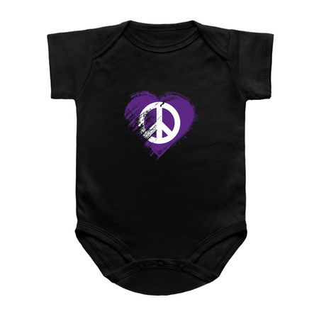 Grungy I Love Peace Heart Flag tiny thumbnail