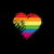 Grungy I Love LGBT Heart Flag tiny thumbnail