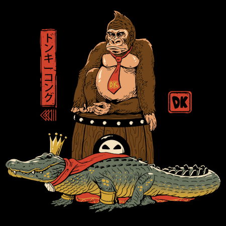 The Crocodile and the Gorilla - NeatoShop