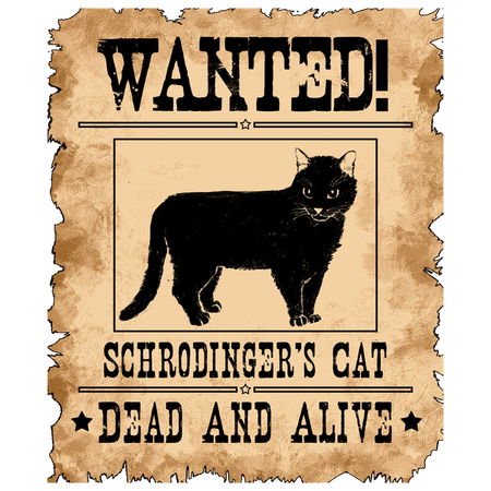 Wanted dead and 2025 alive schrodinger's cat