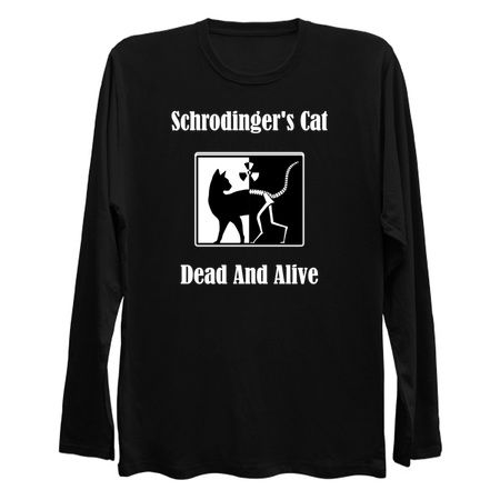 Schrodinger's Cat Dead And Alive - Radiation Sign tiny thumbnail