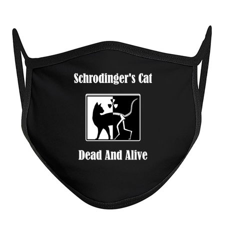 Schrodinger's Cat Dead And Alive - Radiation Sign tiny thumbnail