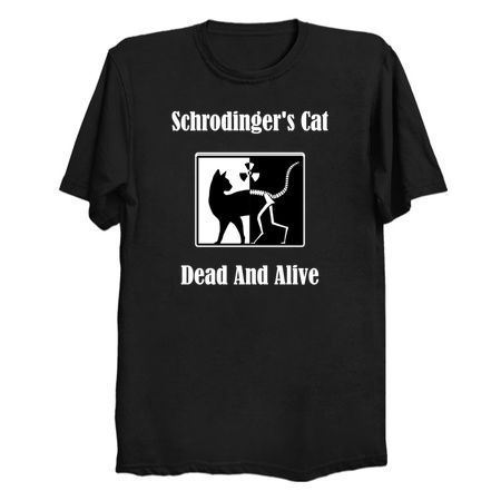 Schrodinger's Cat Dead And Alive - Radiation Sign tiny thumbnail