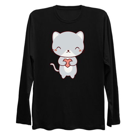 Softly Nurturing Kawaii Cute Cat Kitten tiny thumbnail