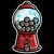 Kawaii Cute Christmas Pudding Gumball Machine tiny thumbnail