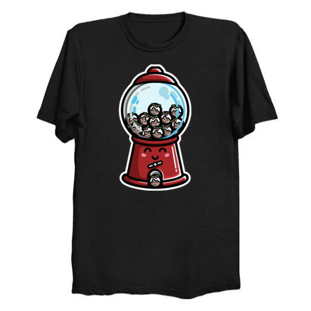 Kawaii Cute Christmas Pudding Gumball Machine tiny thumbnail