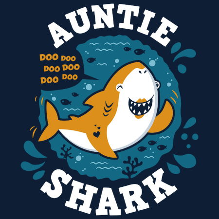 Auntie shark best sale