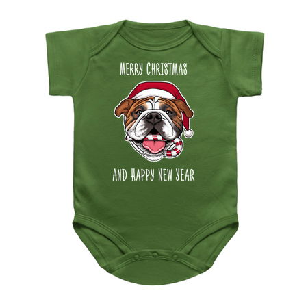 Merry Christmas And Happy New Year Bulldog tiny thumbnail