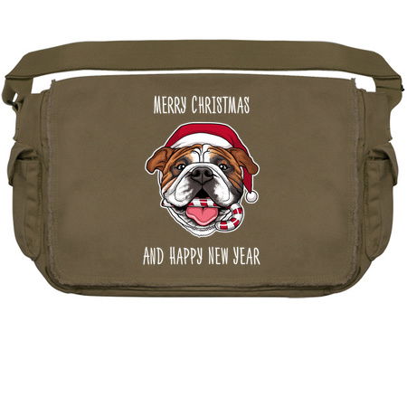 Merry Christmas And Happy New Year Bulldog tiny thumbnail