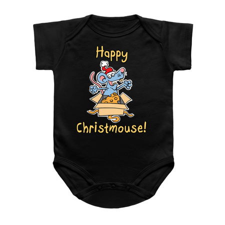 Happy Christmouse! - Cute Cartoon Christmas Mouse tiny thumbnail