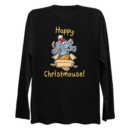 Happy Christmouse! - Cute Cartoon Christmas Mouse tiny thumbnail