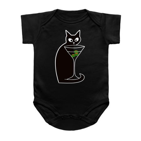 Black Cat Loves Martinis | Shaken Not Stirred tiny thumbnail