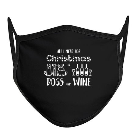 All I Need For Christmas Is Dogs And Wine tiny thumbnail