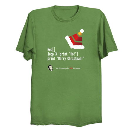 Ho! Ho! Ho! - Merry Christmas - Red-lang Geek tiny thumbnail