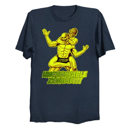 Unchokeable Zombie - Luchador - rear naked choke - NeatoShop