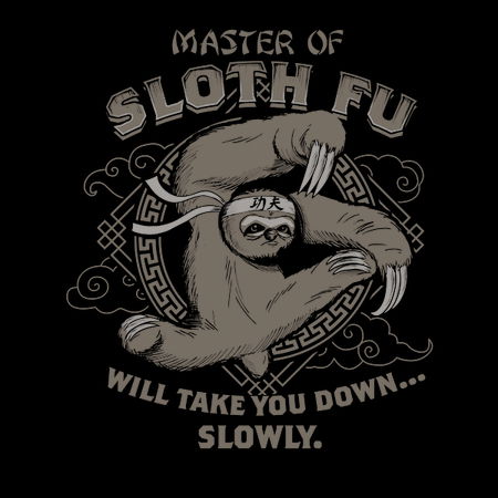 Master Sloth Fu - NeatoShop