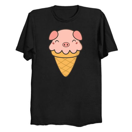 Appetizing Kawaii Cute Pig Ice Cream tiny thumbnail