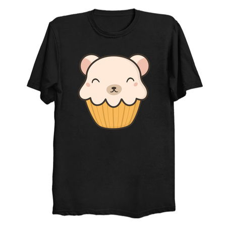 Heavenly Kawaii Cute Polar Bear Cupcake tiny thumbnail