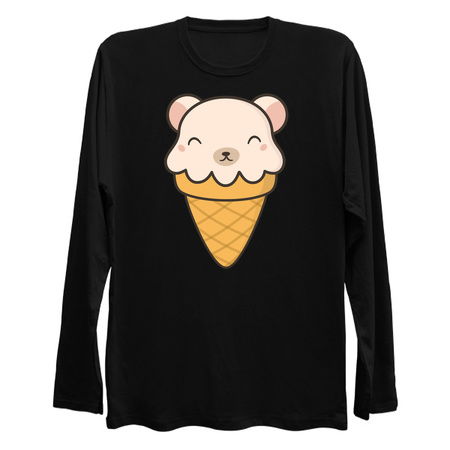 Pleasing Kawaii Cute Polar Bear Ice Cream tiny thumbnail
