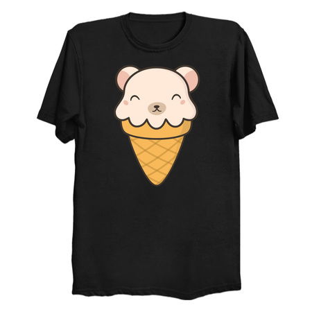 Pleasing Kawaii Cute Polar Bear Ice Cream tiny thumbnail