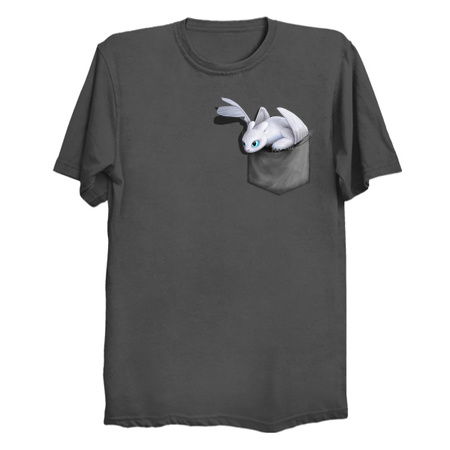 Furious LIGHT Dragon "Pocket Protector" Charcoal tiny thumbnail