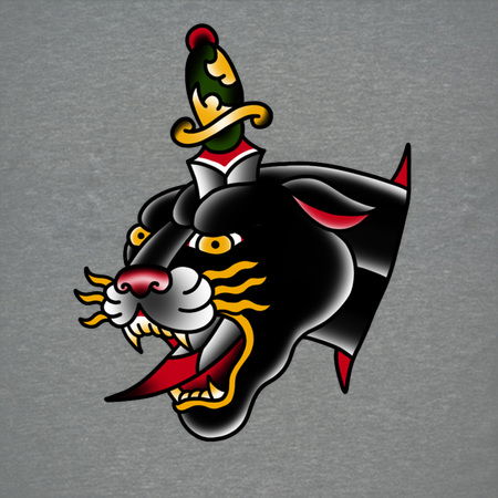 Traditional Panther Tattoo - NeatoShop