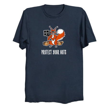 Protect Your Nuts Shirt Funny Animals Squirrel tiny thumbnail