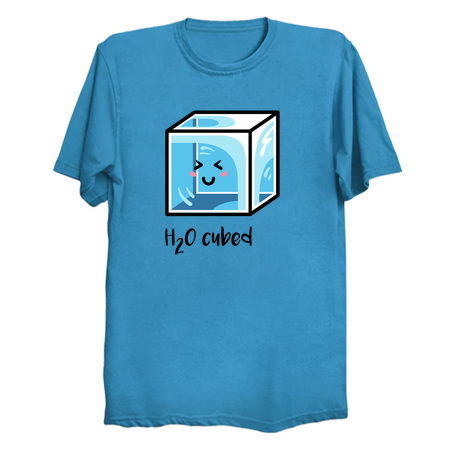 H2O Cubed Ice Block Chemistry Science Joke tiny thumbnail