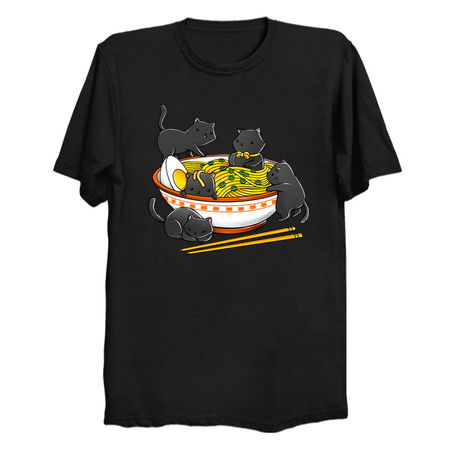 Kawaii Anime Cat Japanese Ramen Noodles tiny thumbnail