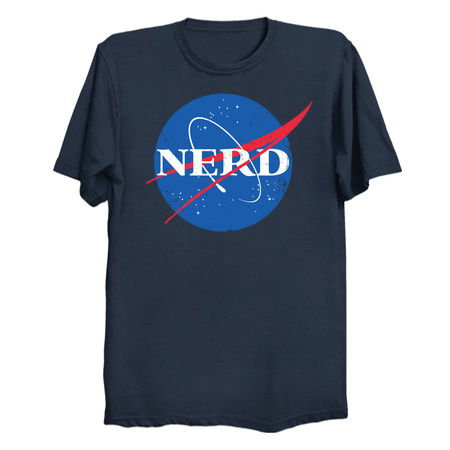 NERD - Nerdy NASA Space Shirt Astronomy Astrophysics Physics Shirt tiny thumbnail